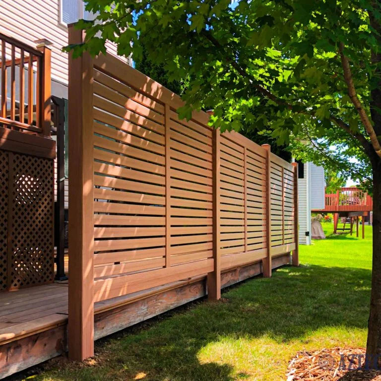 Residential Vinyl Picket Fence -11