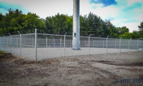 Commercial Galvanized Chain link Fence